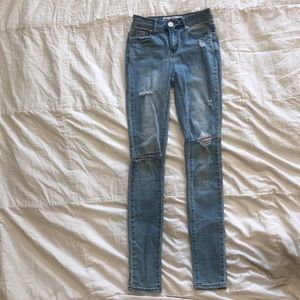 High Waisted Skinny Jeans